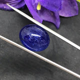 Tanzanite Oval Cabochon Code 16X13 mm Size #T361-T363 - AAA Quality Natural Tanzanite Cabochon-Tanzanite Loose Stone