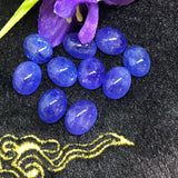 Tanzanite Oval 14X11MM Cabochon - AAA Quality Natural Tanzanite Cabs-Tanzanite Loose Stone, code T369