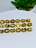 Citrine Faceted  Cut 8x10 mm size • Pack of 1 Pc • AAA Quality • Natural Citrine Faceted Oval Cabs