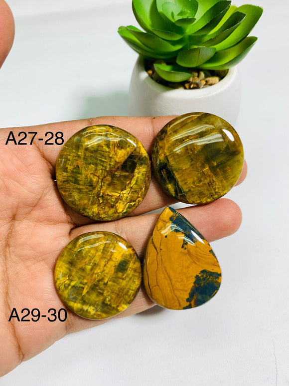 Nellite Pietersite Cabochon • Code A27- A30 • AAA Quality •  Natural Nellite Pietersite Cabs • Pietersite Cabochon • Pietersite Pendant