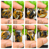 Pietersite Cabochon • Code A9- A16 • AAA Quality •  Natural Pietersite Cabs • Pietersite Cabochon • Pietersite Pendant