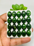 Chrome Diopside Cabochon • 10x14 mm Size • Pack of 1 Piece • AAA Quality • Natural Chrome Diopside Cabs • Diopside Stone •