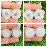 Solar Quartz Cabochon Pairs  • Code S21-S24 • AAA Quality • Natural Solar Quartz Cabs  • Solar Quartz Cabochon For Jewelry Making