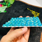 10MM Chrysocolla Round cabochon , (pack of 5 Pc)natural chrysocolla cabs. gemstone cabs. AAA quality cabs.