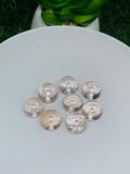 Morganite Cabochon • 10mm Size Half Drill • Pack of 8 Pcs • Code M3•  AAA Quality • Natural Morganite Round Cabochon • Morganite Cabs