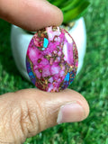 Pink Turquoise Cabochon • Code B7-B12 •  AAA Quality • Natural Pink Turquoise Cabs •  Perfect for Jewelry Making