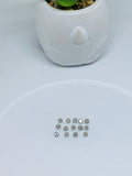 Gray Diamond Round Faceted 3mm • Pack of 1 Piece •  Gray Diamond Cut •  AAA Quality • Diamond Round Cut 3 mm