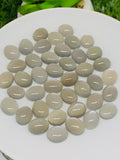 Moonstone Cabochon 8x10 mm • Pack of 6 Pc • AAA Quality • Grey Moonstone Oval Cabochon  • Perfect for Jewelry Making