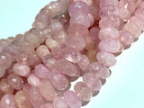 Morganite faceted Roundel Beads 6/7/8/9 mm Size • Length 14 Inch • 100% Natural Morganite faceted Roundel • Morganite Beads