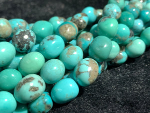 Natural Turquoise Nugget beads Size 8-10 MM • Genuine turquoise Length 40 cm • AAA Quality • Origin Arizona