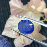 Tanzanite Cabochon Code #T337- T340 • 9X11 mm Size • 5.29 ct/ pc Approx Weight • AAA Quality Natural Tanzanite Cabochon