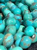 Natural Turquoise Nugget beads Size 8-10 MM • Genuine turquoise Length 40 cm • AAA Quality • Origin Arizona