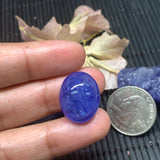 Tanzanite Cabochon Code #T312 • 20x16 mm Size •  25.65 Ct Weight • AAA Super Quality Natural Tanzanite Cabochon