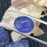 Tanzanite Cabochon Code #T329- T332 • 14X11 mm Size • 9.5 ct/ pc Approx Weight • AAA Quality Natural Tanzanite Cabochon