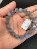 10MM Labradorite Carving Round Bracelet , Top Quality,25-Gm . Yellow and Blue Fire AAA Grade , Hand made carving, code-L3