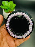 Purple Opal Bracelet • 7.5 mm size • Code #P7 • 7.5 inch Length • Natural Purple Opal Faceted Roundel Bracelet • Purple Opal Beads