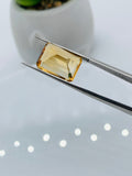 Citrine  Rectangle Faceted Cut • 11x15  mm size • Pack of 1 Pc • AAA Quality • 100% Natural Citrine Faceted Rectangle loose stone