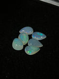 Ethiopian Opal 13X9mm  Pear size Cabs Pack of 1 Pieces -Code #2 AAA Quality (AAA Grade) Opal Cabochon - Ethiopian Opal Pear Cabochon