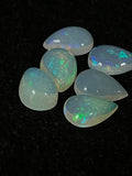 Ethiopian Opal 13X9mm  Pear size Cabs Pack of 1 Pieces -Code #2 AAA Quality (AAA Grade) Opal Cabochon - Ethiopian Opal Pear Cabochon