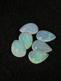 Ethiopian Opal 13X9mm  Pear size Cabs Pack of 1 Pieces -Code #2 AAA Quality (AAA Grade) Opal Cabochon - Ethiopian Opal Pear Cabochon