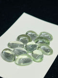 13X18MM Prasiolite Oval Cabs - Pack of 1 Pcs - AAA Quality - Natural  color -  Natural Prasiolite Stone- Green Amethyst loose stone