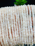 White Mother of Pearl Heishi Beads • 4 mm Size • 40 cm length • AAA Quality • Natural White Mother of Pearl