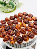 Amber Oval Cabochon • 13x18 mm Size • Pack of 1 Pcs • AAA Quality • Natural Amber from Ukraine • Amber Cabochons • Flat Back Cabs