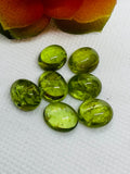 Peridot Oval 10X12MM Cabochons, AA Quality , Pack of 1 Pcs. natural peridot .