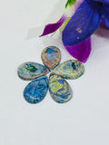 Monarch Opal Cabochon • Code A21 • Sterling Opal Cabochon • AAAA Quality • Treated Opal, Size 11X16-17 MM, pack of 5 Pc. 15 carat.