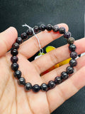 Sugilite round 8MM bracelet, stretch cord bracelet, length 7.5”, genuine sugilite, not dyed or treated. 100% genuine, code#4