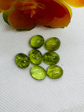 Peridot Oval 10X12MM Cabochons, AA Quality , Pack of 1 Pcs. natural peridot .