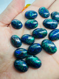 Azurite 10X14MM cabochon, - Pack of 2 Pcs - AAA Quality -Azurite cabochons -