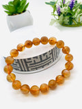 Andesine Bracelet  Code# A9 - Size 10 mm - AAA Quality length 7.5 Inch Origin Tibet - Natural Andesine Round Bracelet