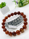 Andesine Bracelet  Code# A12 - Size 11 mm - AAA Quality length 7.5 Inch Origin Tibet - Natural Andesine Round Bracelet