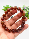 Andesine Bracelet  Code# A14 - Size 11 mm - AAA Quality length 7.5 Inch Origin Tibet - Natural Andesine Round Bracelet