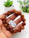 Andesine Bracelet  Code# A17 - Size 12.50 mm - AAA Quality length 7.5 Inch Origin Tibet - Natural Andesine Round Bracelet