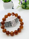 Andesine Bracelet  Code# A17 - Size 12.50 mm - AAA Quality length 7.5 Inch Origin Tibet - Natural Andesine Round Bracelet