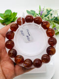 Andesine Bracelet  Code# A21 - Size 14 mm - AAA Quality length 7.5 Inch Origin Tibet - Natural Andesine Round Bracelet