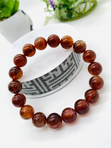 Andesine Bracelet  Code# A15 - Size 12 mm - AAA Quality length 7.5 Inch Origin Tibet - Natural Andesine Round Bracelet