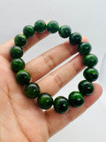 Chrome Diopside 12MM Round bracelet, Very good quality Stretch Bracelet,  length 7.5”, code #4,gram 46.5