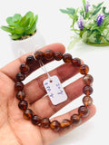 Andesine Bracelet  Code# A7 - Size 9 mm - AAA Quality length 7.5 Inch Origin Tibet - Natural Andesine Round Bracelet