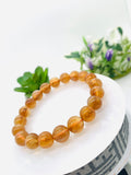 Andesine Bracelet  Code# A9 - Size 10 mm - AAA Quality length 7.5 Inch Origin Tibet - Natural Andesine Round Bracelet