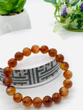 Andesine Bracelet  Code# A10 - Size 10 mm - AAA Quality length 7 Inch Origin Tibet - Natural Andesine Round Bracelet