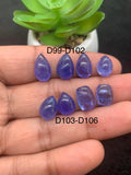 Tanzanite  Cabochon - Code # D99 to D106 - AAA Quality - Natural Tanzanite Cabochon - Tanzanite Loose Stone - Tanzanite Cabs