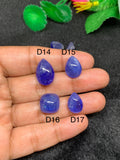 Tanzanite Cabochon - Code # D14 to D17 - AAA+ Quality - Natural Tanzanite Cabochon - Tanzanite Loose Stone - Tanzanite Cabs