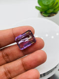 Ametrine Faceted Octagon 20x14 mm size • Code #A3 -  AAA Quality • Natural Ametrine Emerald Cut -  Weight 19.45 Cts