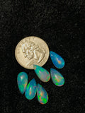 Ethiopian Opal Pear Cabochon 7x14-15 mm Size - Code # D13 - Pack of 1 Piece AAAA Quality - Opal Cabochon - Ethiopian Opal Cabochon