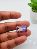 Ametrine Faceted Octagon 20x12 mm size • Code #A2 -  AAA Quality • Natural Ametrine Emerald Cut - Weight 18.8 Cts