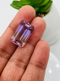 Ametrine Faceted Octagon 20x12 mm size • Code #A2 -  AAA Quality • Natural Ametrine Emerald Cut - Weight 18.8 Cts