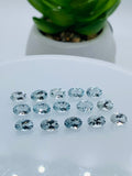 Aquamarine Pear Oval 5x7 mm Size  - Pack of 4 Piece - AAA Quality -  Medium Blue Color -  Natural Aquamarine Stone